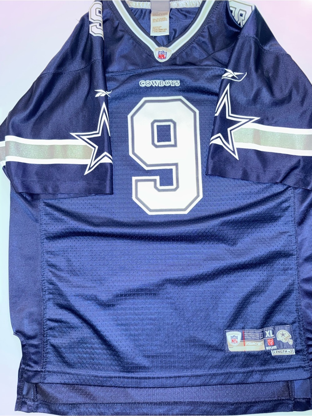 Dallas Cowboys #9 Football Jersey (youth XS/woman’s small fit)